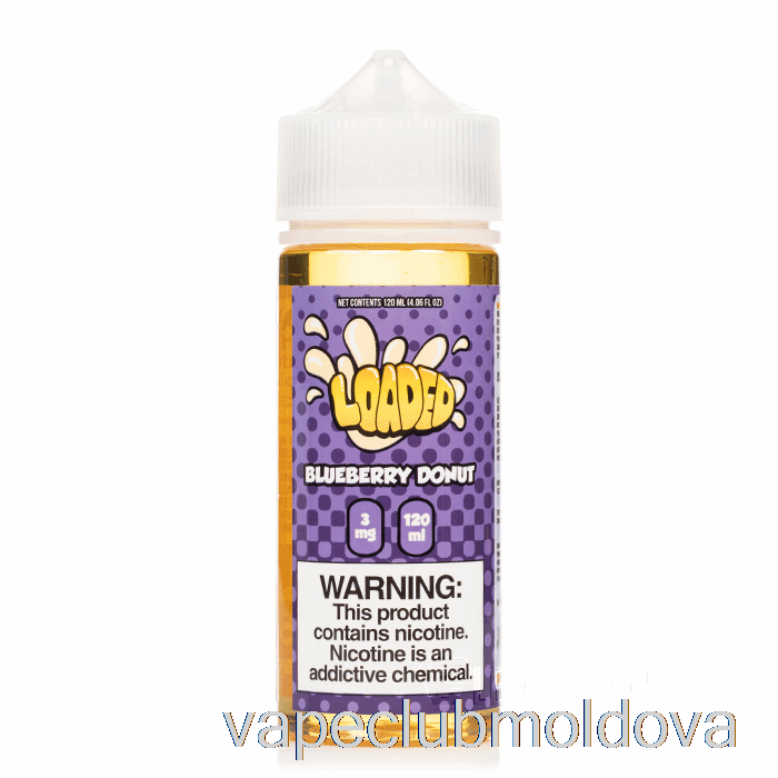 Vape Mod Gogoașă Cu Afine - E-lichid încărcat - Vapori Nemilos - 120ml 0mg